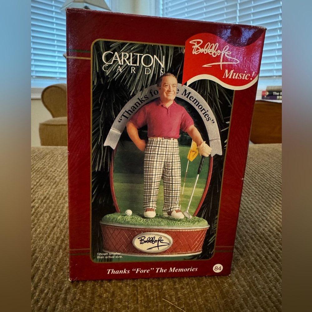 Bob Hope Thanks “fore” the Memories musical ornament